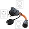 Ac Works Plug Adapter, STW, 14-30R, 5-20R, 14-30P, 1 ft., Orange PB1430520 - alternate 7